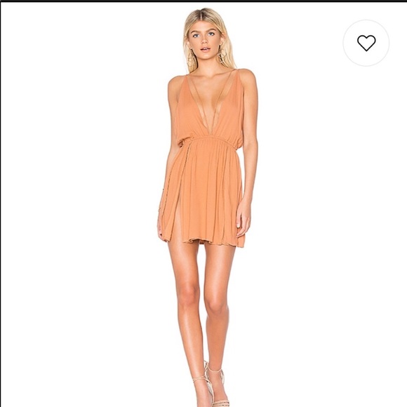 Indah Dresses & Skirts - NWT Indah Harlem Layered Mini Dress in Clay